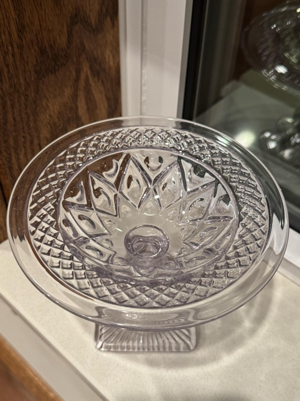 VINTAGE Imperial Glass Cape Cod Compote or Pedestal Dish - Picture 2 of 7